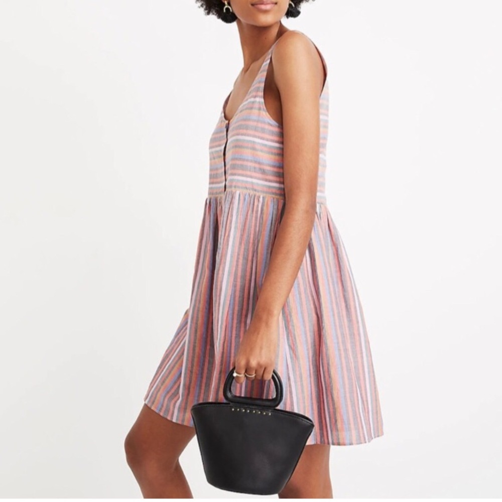 Madewell scoop neckline summer dress - Picture 3 of 11